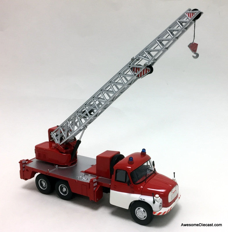 Schuco 1:43 1968 Tatra T148 Fire Department Heavy Rescue Crane: Prague Fire Service