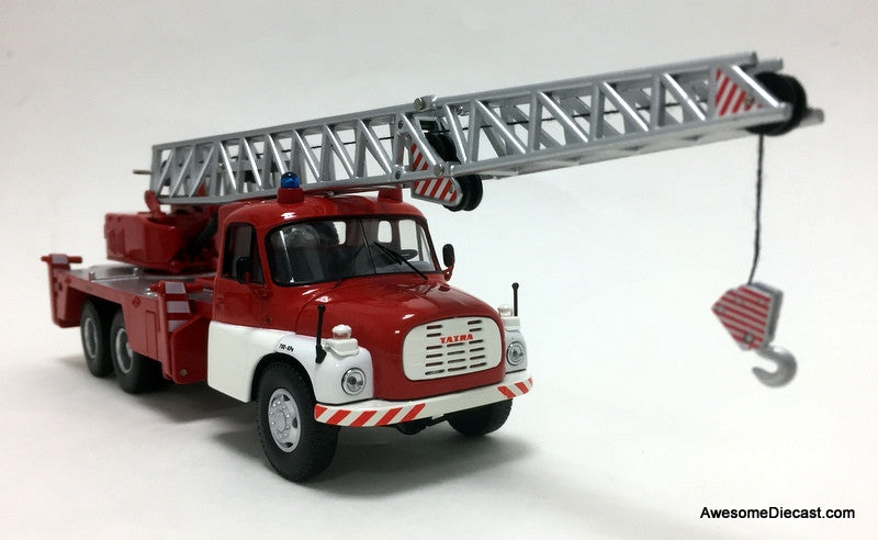 Schuco 1:43 1968 Tatra T148 Fire Department Heavy Rescue Crane: Prague Fire Service