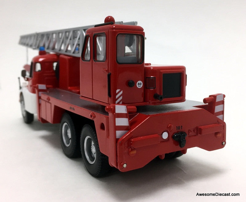 Schuco 1:43 1968 Tatra T148 Fire Department Heavy Rescue Crane: Prague Fire Service