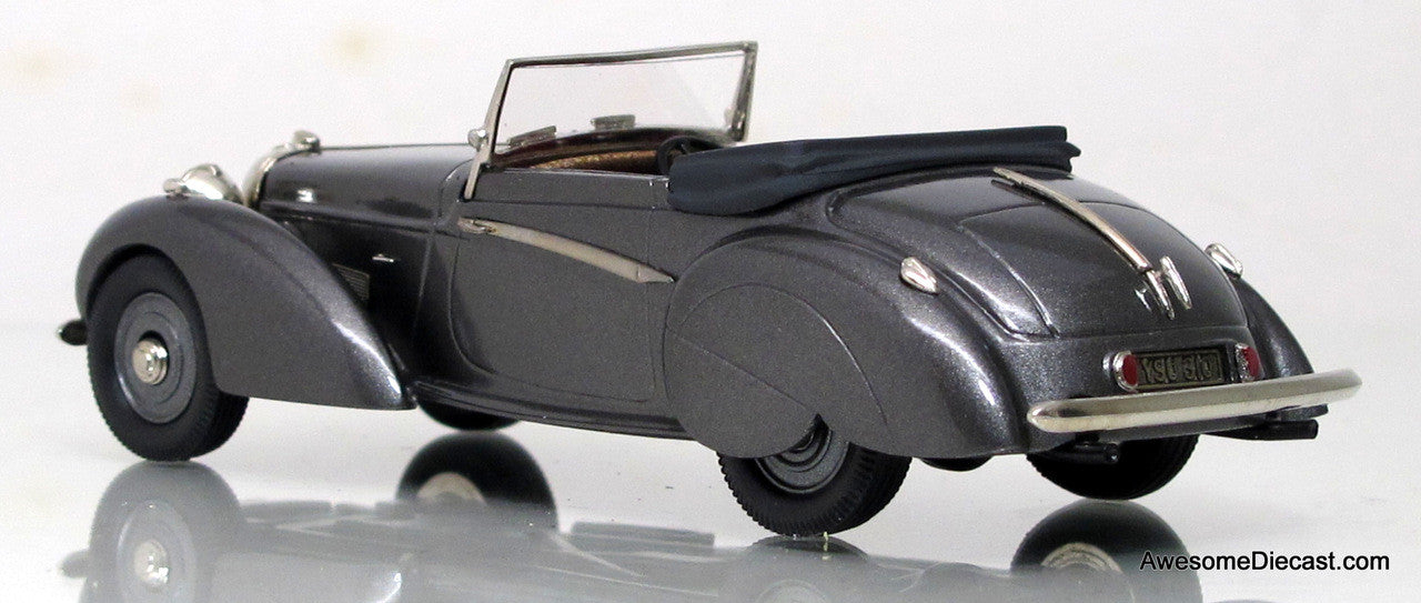 Lansdowne Models 1:43 1939 Lagonda V12 Rapide Drop Head Coupe, Gunmetal Gray