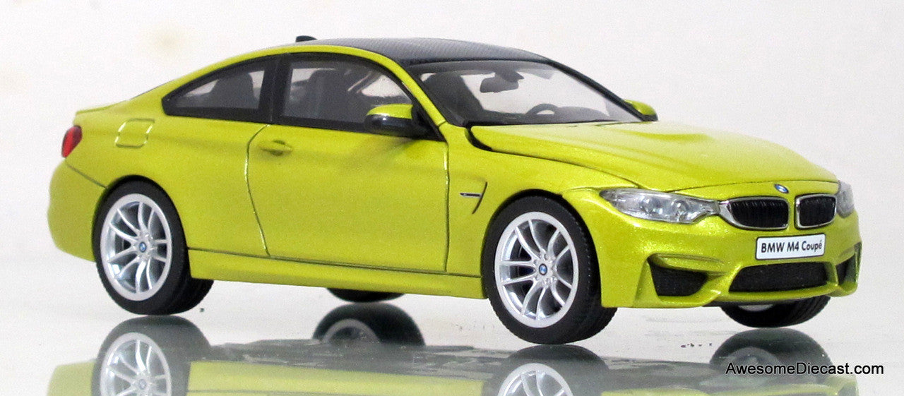 Herpa 1:43 2017 BMW M4 Coupe, Metallic Yellow