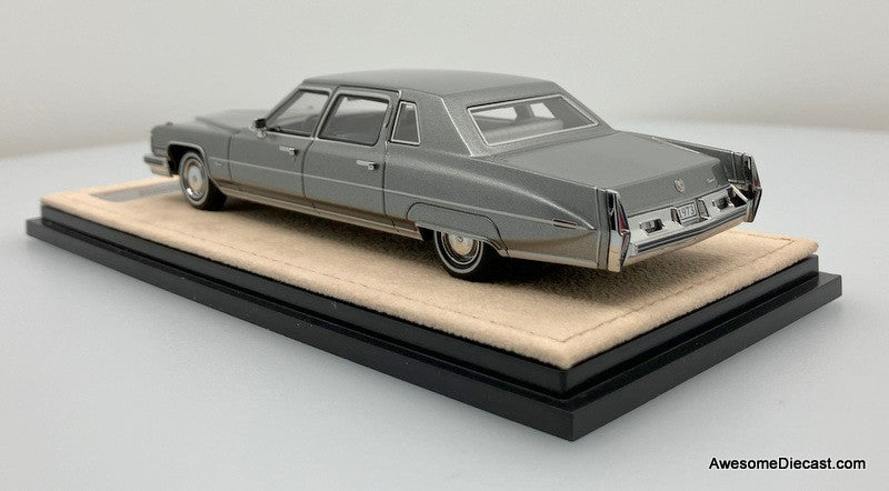 Stamp Models 1:43 1973 Cadillac Fleetwood 75 Limousine Park Avenue, Metallic Gray