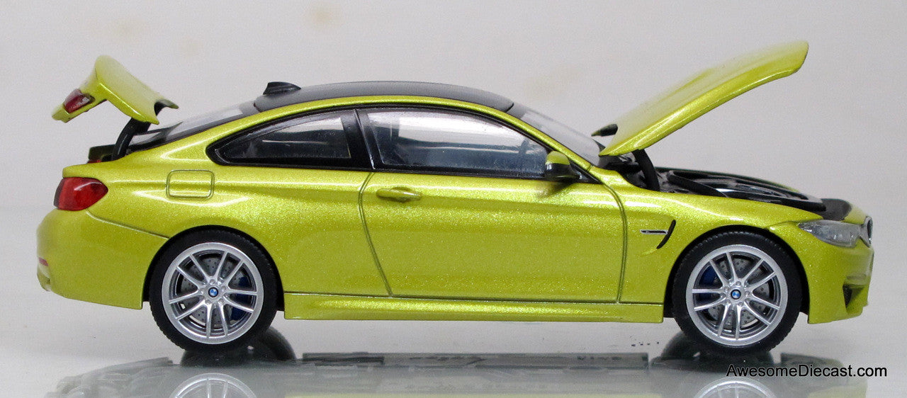 Herpa 1:43 2017 BMW M4 Coupe, Metallic Yellow
