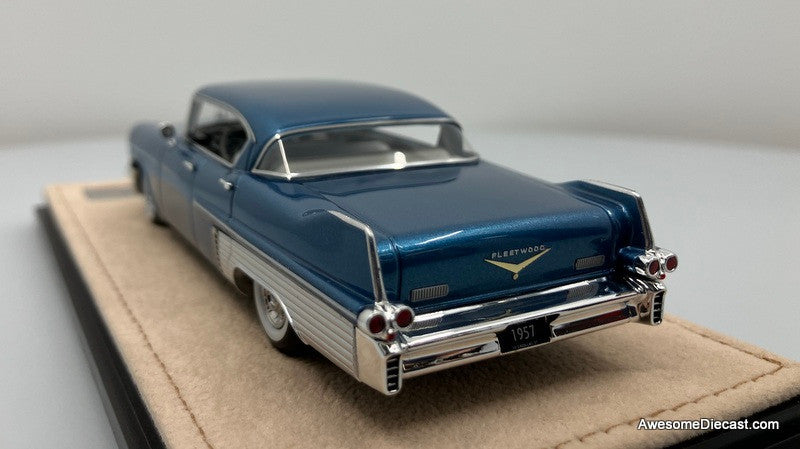 Stamp Models 1:43 1957 Cadillac Fleetwood 60 Special, Bahama Blue Metallic