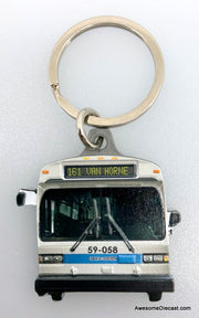 Iconic Replicas Limited Edition Metal Keychain: MCI Classic Transit Bus