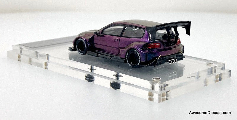 1996 Kevmannz EG6 Hatchback Widebody, Chameleon 1:64 Diecast Model Car by DCM