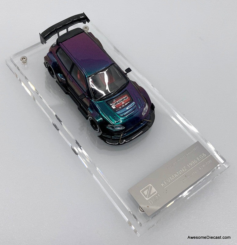 1996 Kevmannz EG6 Hatchback Widebody, Chameleon 1:64 Diecast Model Car by DCM