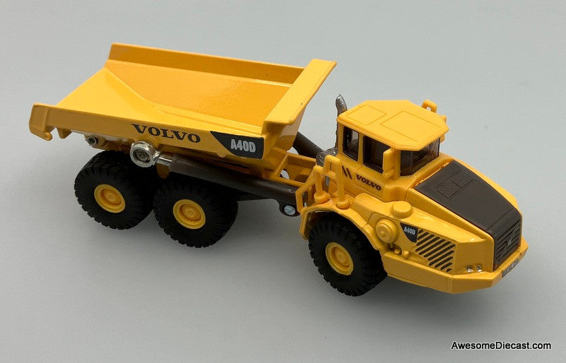 SIKU 1:87 Volvo A40D Dump Truck, Yellow – Awesome Diecast LLC