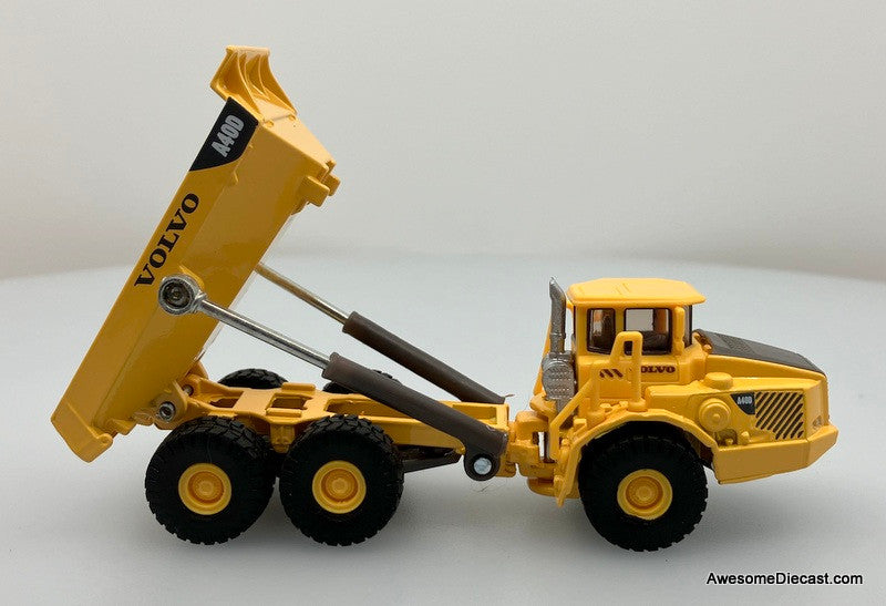 SIKU 1:87 Volvo A40D Dump Truck, Yellow – Awesome Diecast LLC