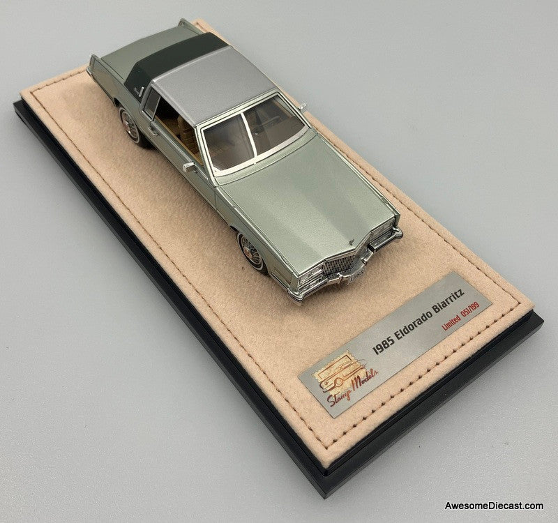 1985 Cadillac Eldorado Biarritz, Light Sage Metallic 1:43 Resin Cast Model by Stamp Models