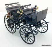 Norev 1:18 1886 Daimler Benz Motorized Carriage, Blue