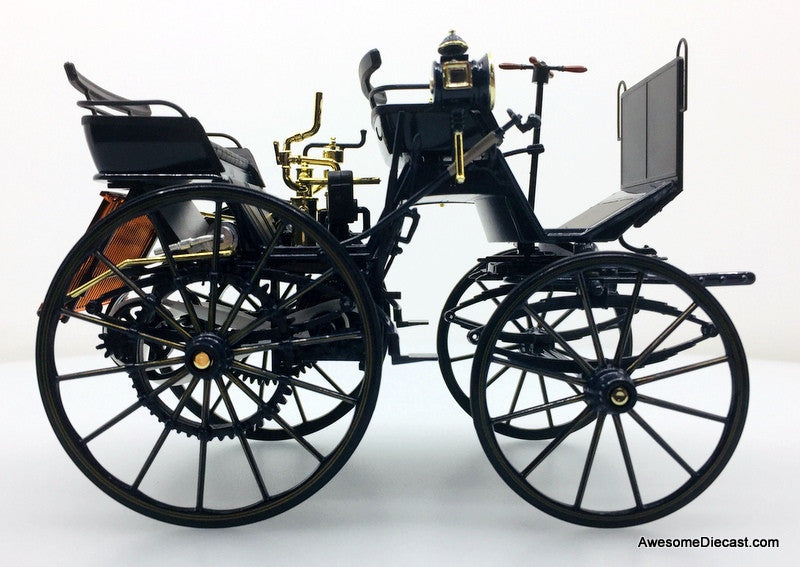 Norev 1:18 1886 Daimler Benz Motorized Carriage, Blue