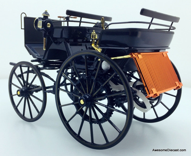 Norev 1:18 1886 Daimler Benz Motorized Carriage, Blue