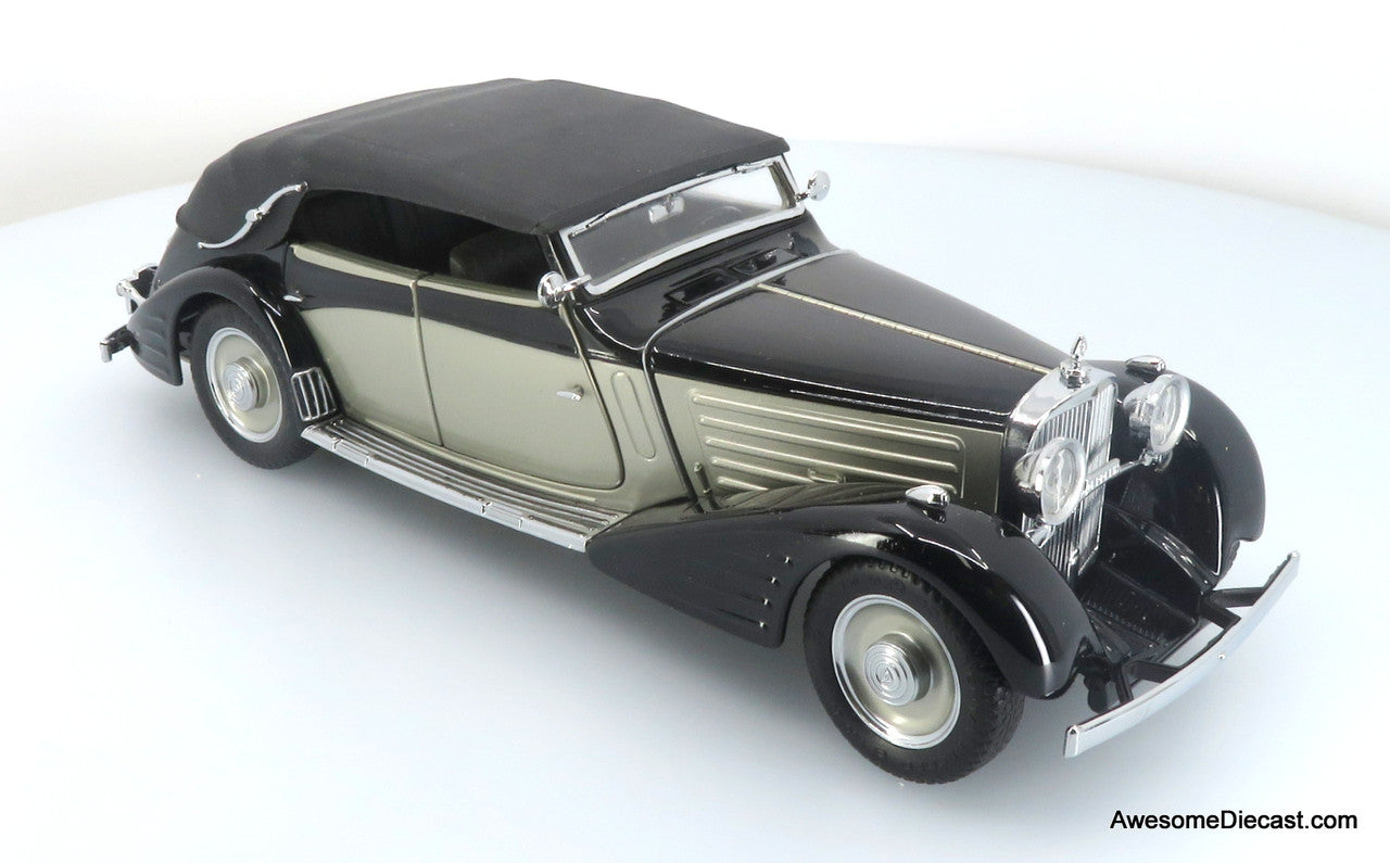 1939 Maybach Zeppelin, Black/Silver 1:24 Diecast Replica by Franklin Mint