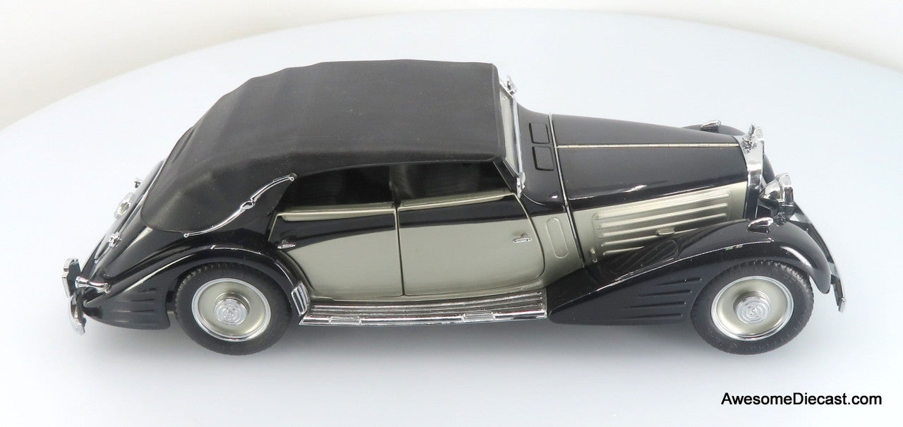 1939 Maybach Zeppelin, Black/Silver 1:24 Diecast Replica by Franklin Mint