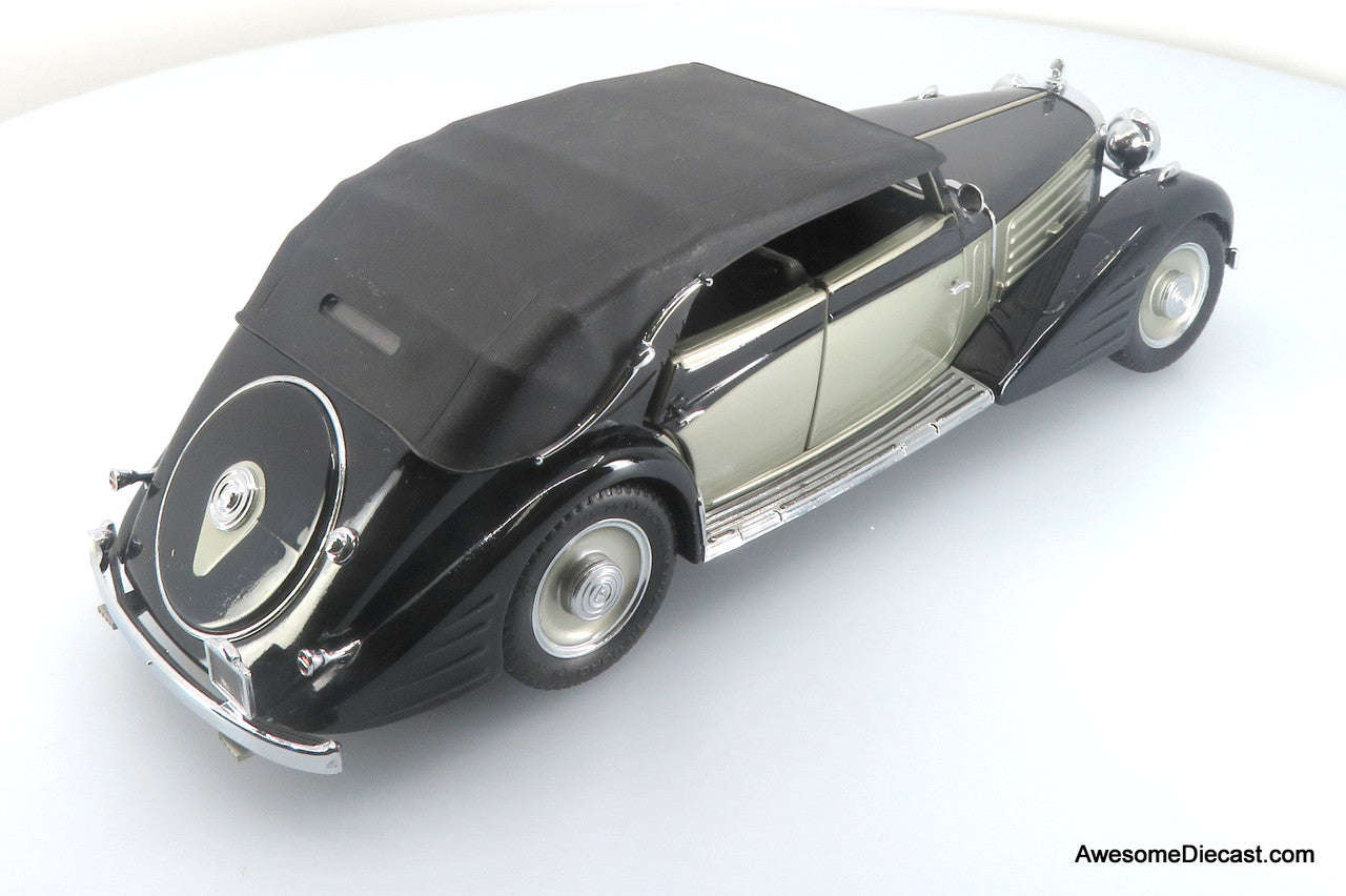 1939 Maybach Zeppelin, Black/Silver 1:24 Diecast Replica by Franklin Mint