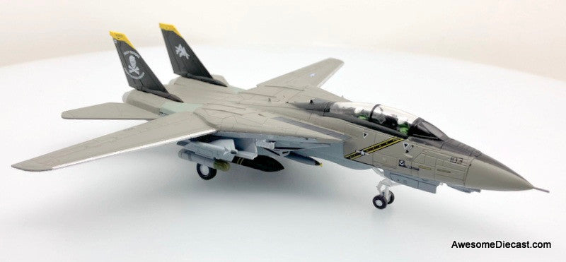 Flight Deck Models 1:100 Grumman F-14B Tomcat: USS John F Kennedy 2004 "Jolly Rogers" Last Tomcat Cruise