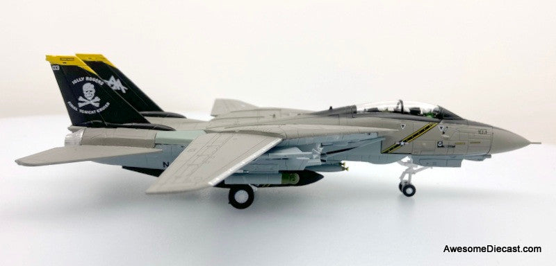 Flight Deck Models 1:100 Grumman F-14B Tomcat: USS John F Kennedy 2004 "Jolly Rogers" Last Tomcat Cruise