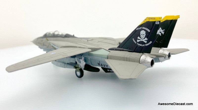 Flight Deck Models 1:100 Grumman F-14B Tomcat: USS John F Kennedy 2004 "Jolly Rogers" Last Tomcat Cruise