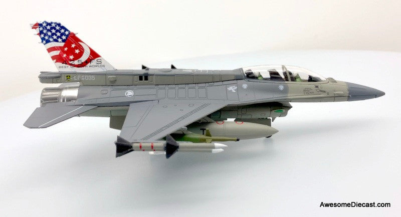 Flight Deck Models 1:72 General Dynamics F-16D Fighting Falcon: 425th Fighter Squadron (Best Of Both Worlds)