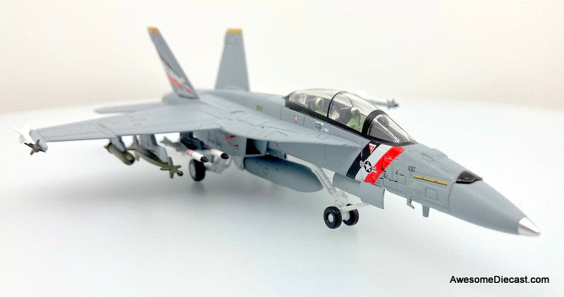 Flight Deck Models 1:100 McDonnell Douglas F/A-18F Super Hornet: US Navy VFA-2 "Bounty Hunters"