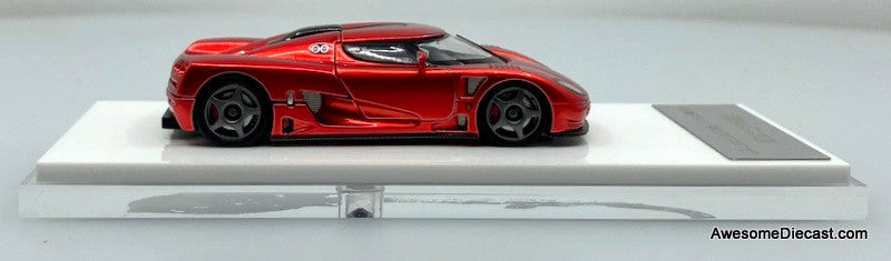 Koenigsegg CCGT, Metallic Red 1:64 Diecast Model Car by Autobot