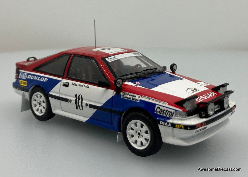 IXO 1:43 Nissan 200SX #10: 1987 Cote D'Lvoire Rally (West Africa)