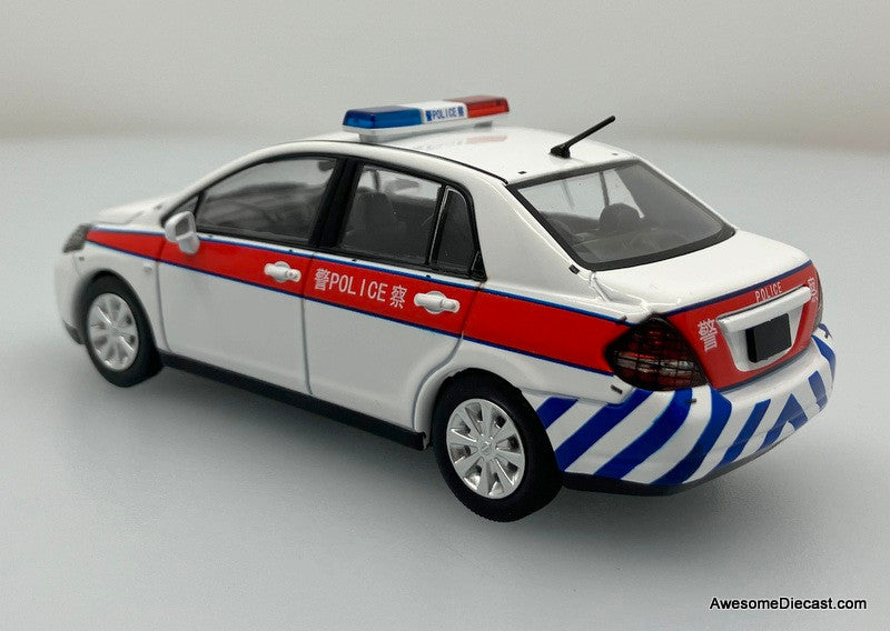 Only One!! YC Models 1:43 Nissan Tiida Police Car: Hong Kong Police