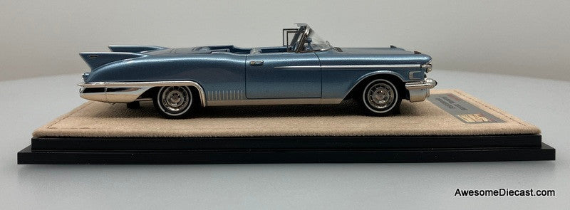 Stamp Models 1:43 1958 Cadillac Eldorado Biarritz "Raindrop" Prototype Convertible, Argyle Blue Irid