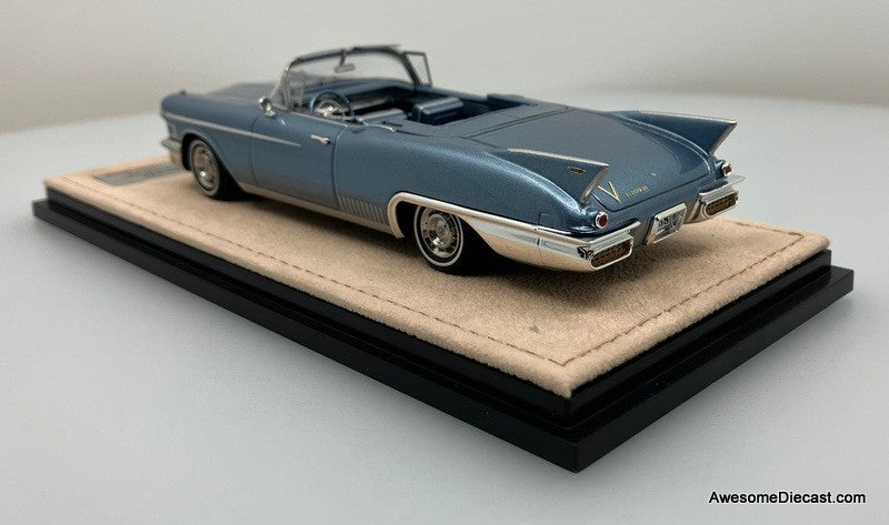 Stamp Models 1:43 1958 Cadillac Eldorado Biarritz "Raindrop" Prototype Convertible, Argyle Blue Irid