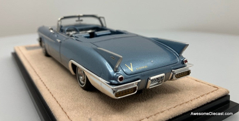 Stamp Models 1:43 1958 Cadillac Eldorado Biarritz "Raindrop" Prototype Convertible, Argyle Blue Irid