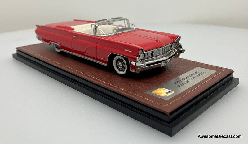 GLM 1:43 1959 Lincoln Continental Mark IV Convertible, Bolero Red