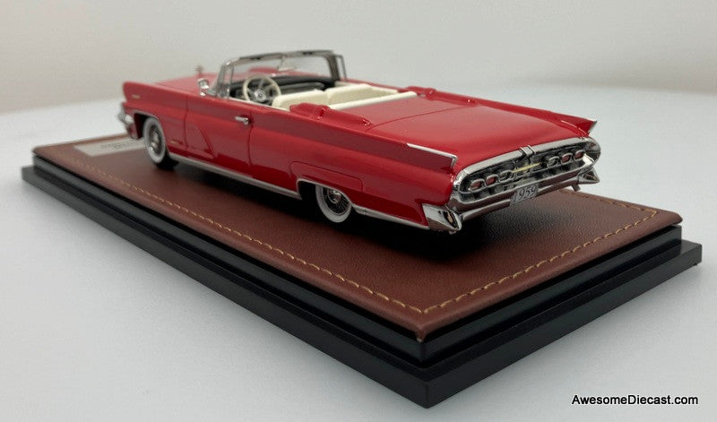 GLM 1:43 1959 Lincoln Continental Mark IV Convertible, Bolero Red