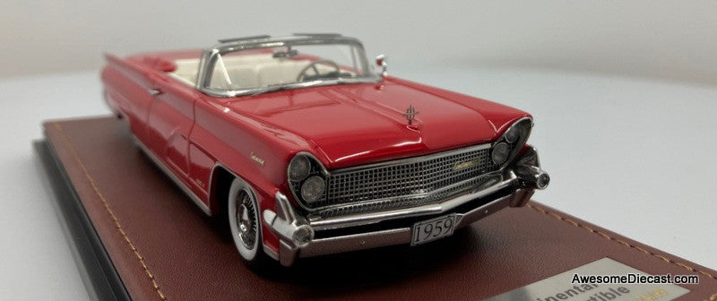 GLM 1:43 1959 Lincoln Continental Mark IV Convertible, Bolero Red
