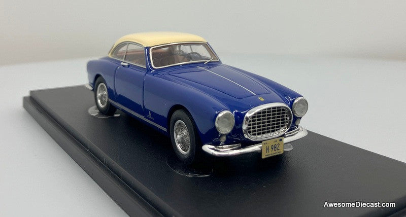Masterpiece by Autocult 1:43 1953 Ferrari 250 Europa Coupe Prototipo, Metallic Blue/Cream