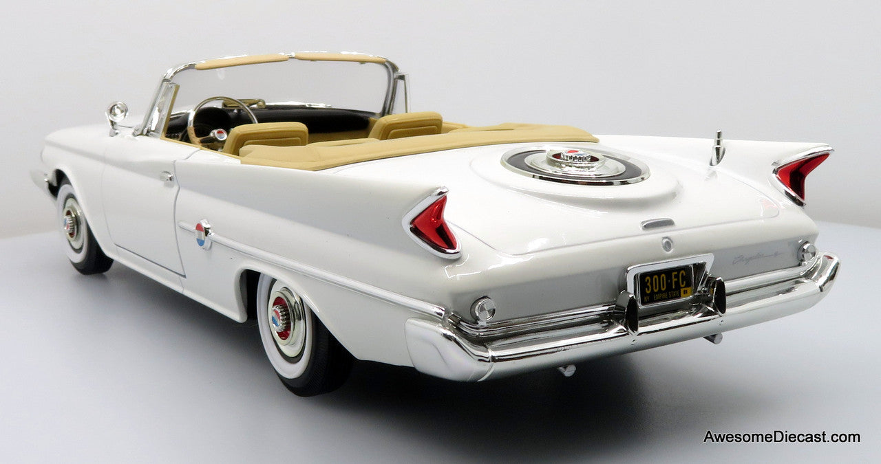 1960 Chrysler 300F, White 1:18 Diecast Model Car by Road Signature