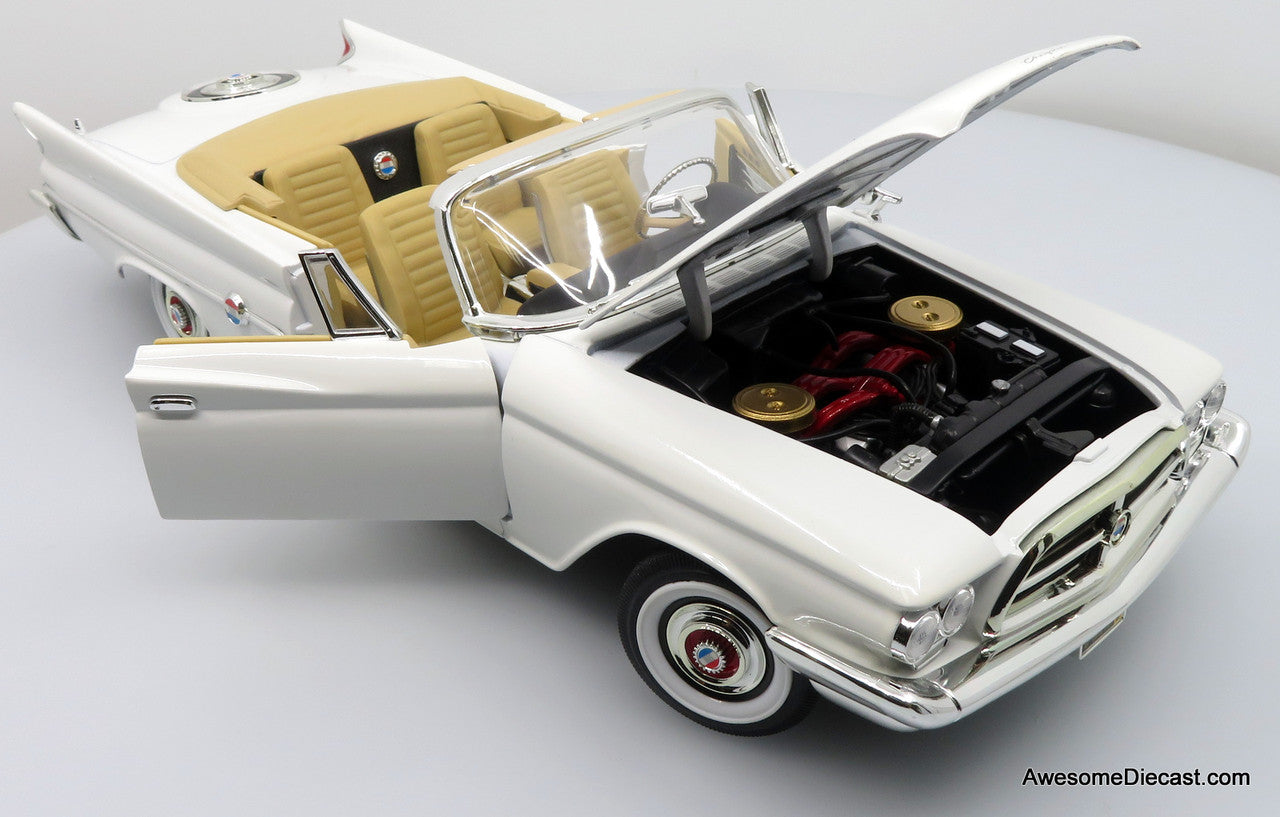 1960 Chrysler 300F, White 1:18 Diecast Model Car by Road Signature