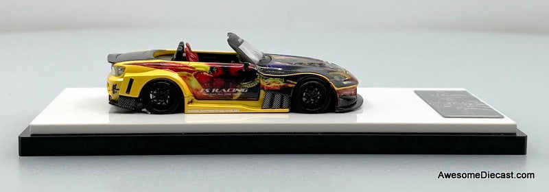 Honda S2000 AP1 J's Racing Modified Demon King Livery 1:64 Diecast Model Car by Micro Turbo