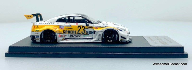 Nissan R35 GT-R LB Works Silhouette #23 Flash Livery 1:64 Diecast Model Car by My Model Collect