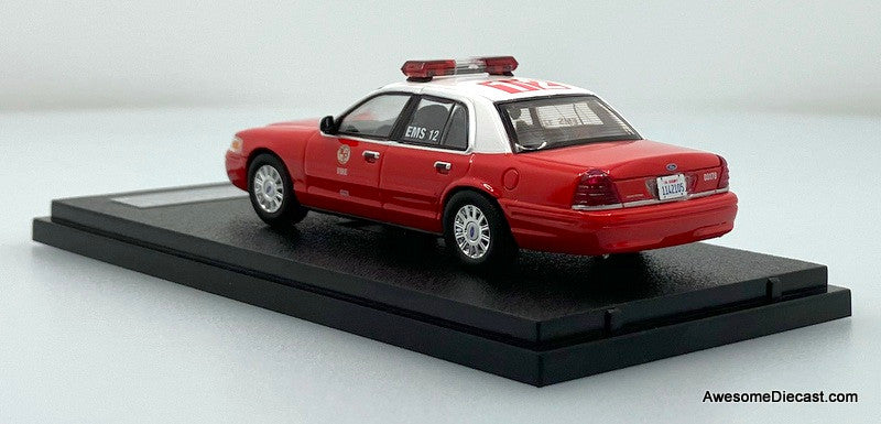 Ford Crown Victoria Los Angeles Fire Department (LAFD) 1:64 Diecast Model Car by Rollin