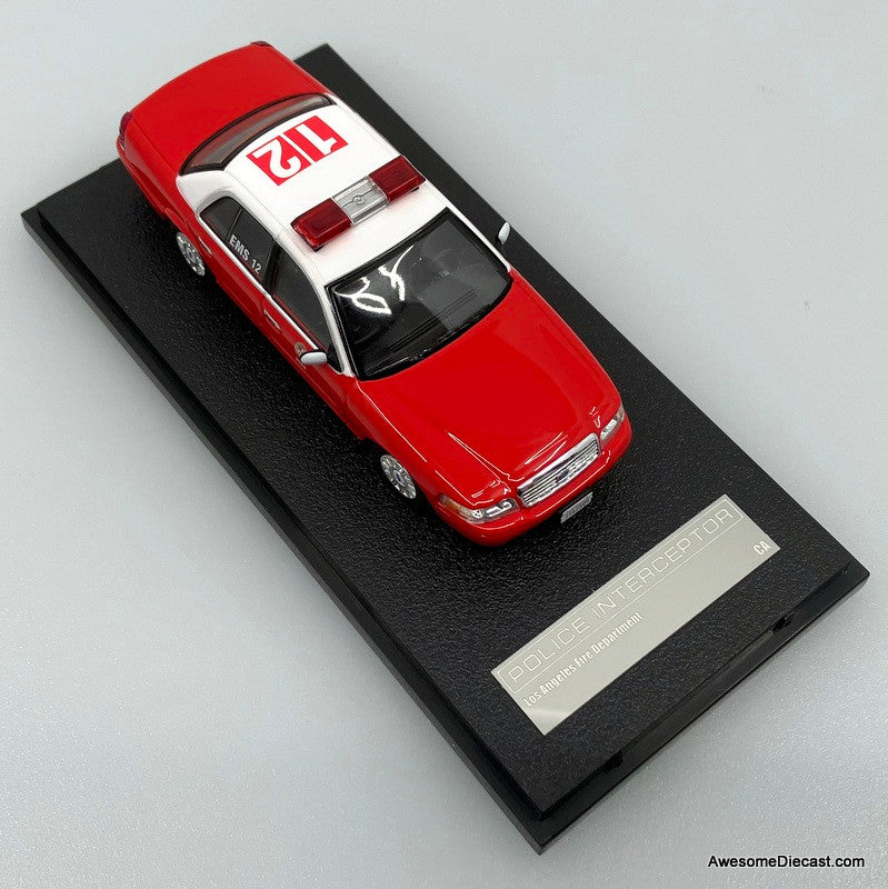 Ford Crown Victoria Los Angeles Fire Department (LAFD) 1:64 Diecast Model Car by Rollin