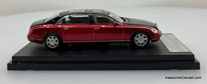 Stance Hunters 1:64 Mercedes Benz Maybach 62, Red/Silver