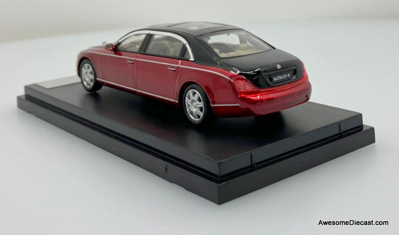 Stance Hunters メルセデスベンツ マイバッハ 62 1/64 限定 Stance Hunters 1:64 Mercedes Benz Maybach 62, Red/Silver – Awesome