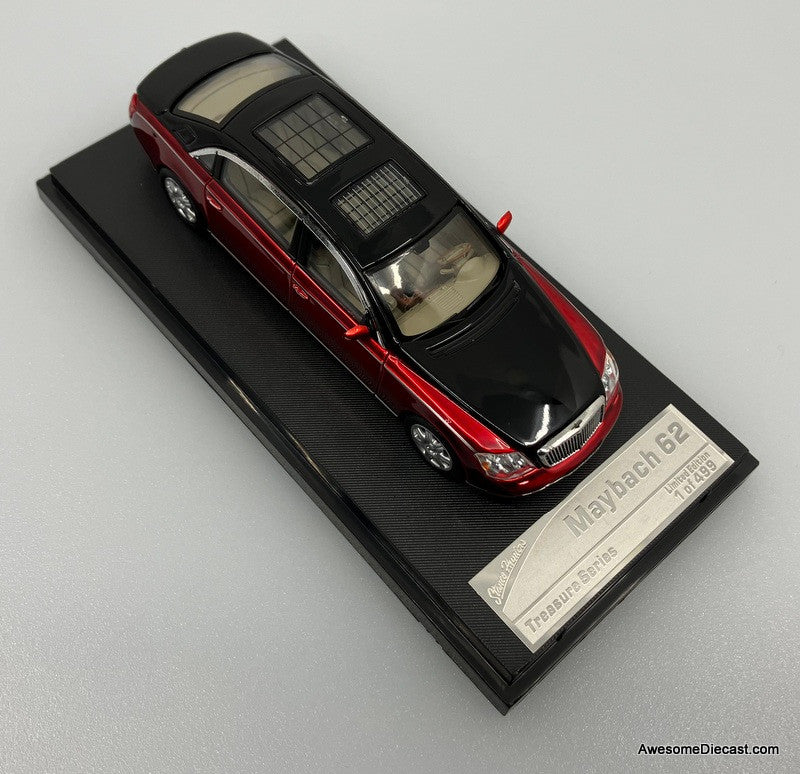 Stance Hunters 1:64 Mercedes Benz Maybach 62, Red/Silver – Awesome