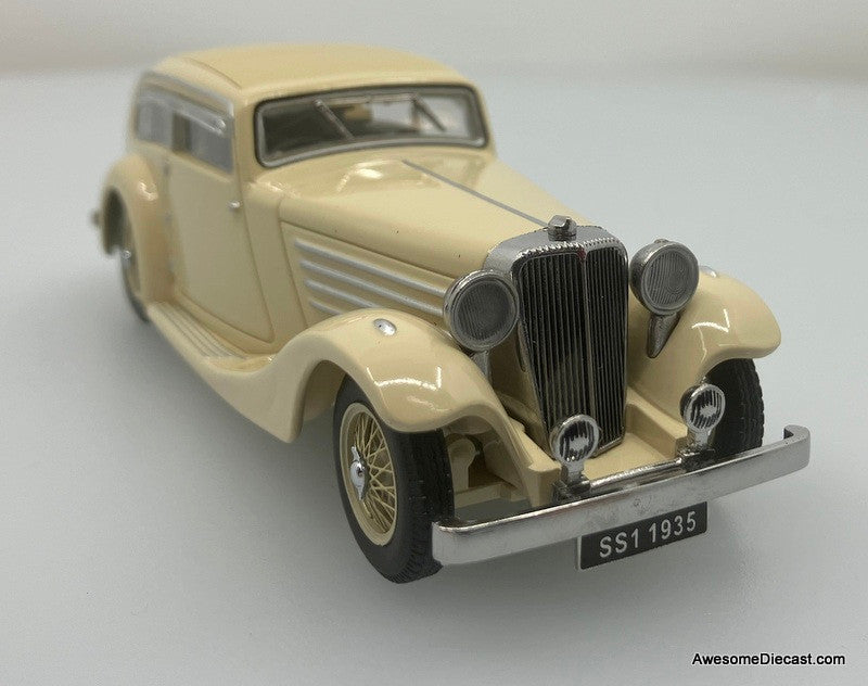 GFCC Models 1:43 1935 Jaguar SS1 Airline, Cream