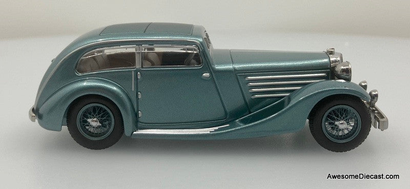 GFCC Models 1:43 1935 Jaguar SS1 Airline, Bermuda Blue