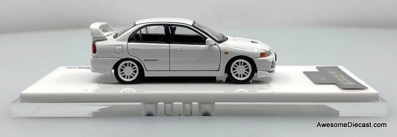 Mitsubishi EVO 4th Generation, White 1:64 Diecast Model Car by ATS