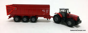 SIKU 1:87 Massey Ferguson Tractor w/Dump Trailer