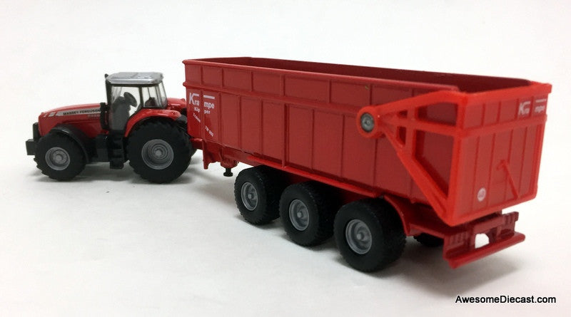 SIKU 1:87 Massey Ferguson Tractor w/Dump Trailer