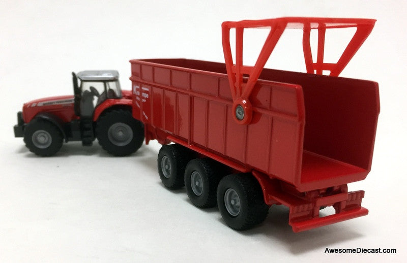 SIKU 1:87 Massey Ferguson Tractor w/Dump Trailer